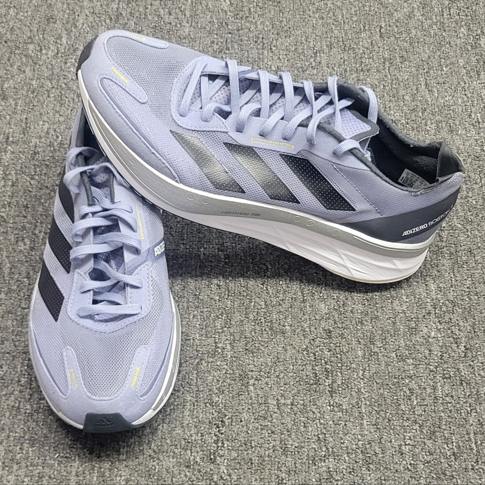 Adidas adizero Boston 11 Low Boston Marathon Violet Men's Shoes Size 13 (HQ9032)
